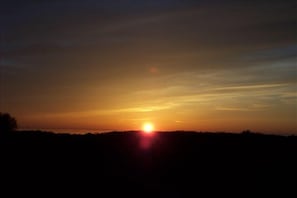 Sunset from deck