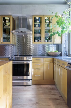 Bright, spacious Kitchen with lots of prep area