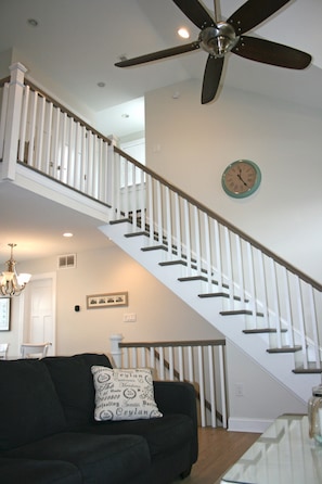 stairs to loft to roof deck