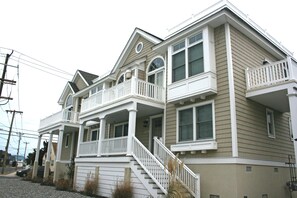 exterior view of decks