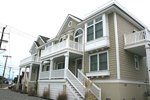 exterior view of decks