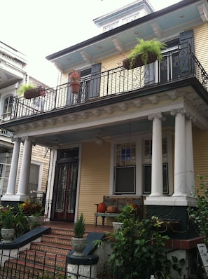 Front of home/ front porch /private master bedroom balcony overlooking Esplanade