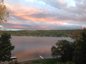Late afternoon view from upper deck