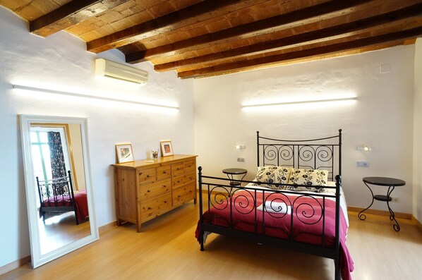 Master bedroom, with one double bed