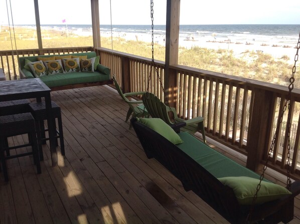 Can't Beat this Direct Ocean View on Large Deck!