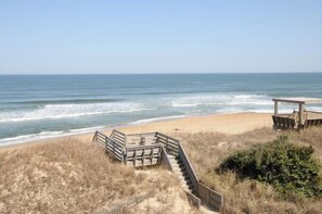 Private walk to ocean.