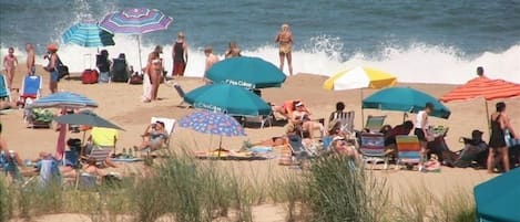 Dune and Beach with Surf