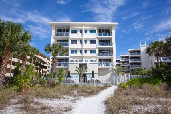 Beach front condo complex