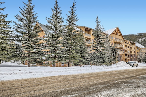 Exterior of Red Hawk Lodge - Northwest Corner