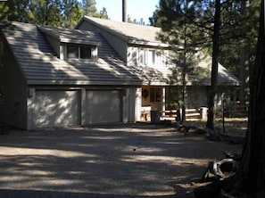A private setting surrounded by towering Ponderosa Pines