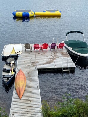Recently expanded dock to 450 sq feet with new dock boards