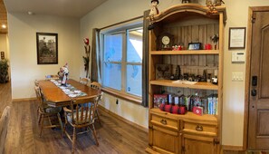 Dining area for the holidays