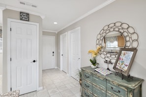 Inviting entry to welcome you and your family