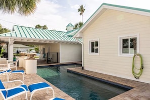 Pool and carport