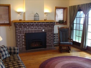 Living Room with Fireplace