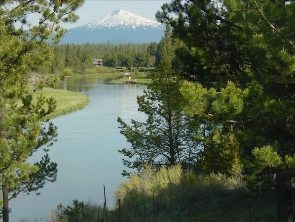 View of Mount Bachelor from the house