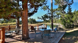 our own private dock on the Deschutes River