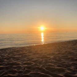 Beautiful sunsets brucker beach