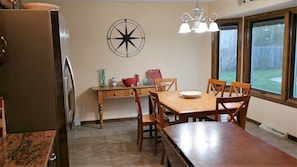 Large Kitchen looking over the pool