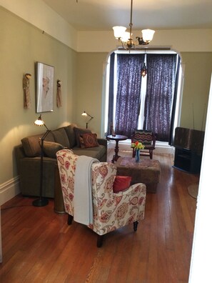 View of Living Room from Dining Room.