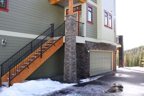 single car parking in garage, plenty of other parking in driveway