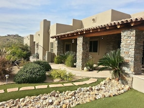 Rear of house.