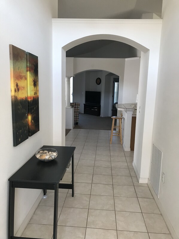 spacious entry