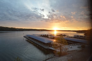 Sun rising from Patio
