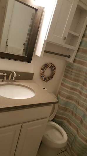 newly remodeled bathroom