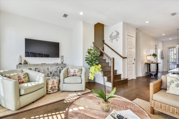 Living Room - Large Flat Screen Smart TV