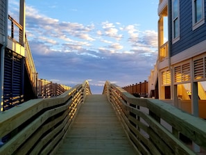 We Love this new beach access/ramp, directly across from our home! 