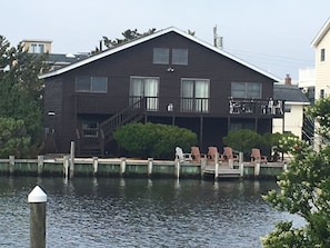 Beautiful spacious beach house right on the water!  