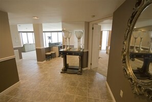 Foyer....This unit is open and spacious, and is surrounded by a 120' Balcony