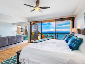 Hear the ocean at night from your bed.