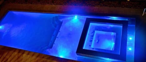 Exotic Pool Lights to add atmosphere to your swim! 