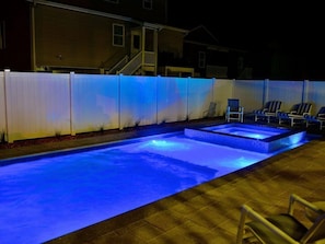 Exotic Pool Lights to add atmosphere to your swim! 