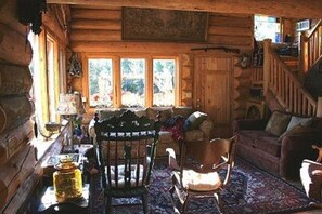 Living room with lots of seating