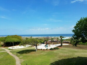 Ocean front view from balcony