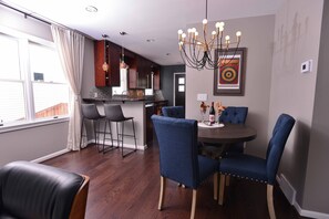 Open concept high line kitchen fully furnished