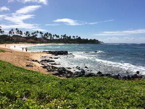 Look back at Kiahuna along the beach.