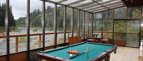 Sun Room and Pool Table