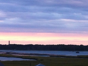 Sunrise from the master suite balcony