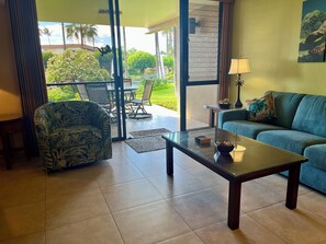 View of Living Room and Lanai.