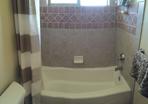 En suite bathroom from the master