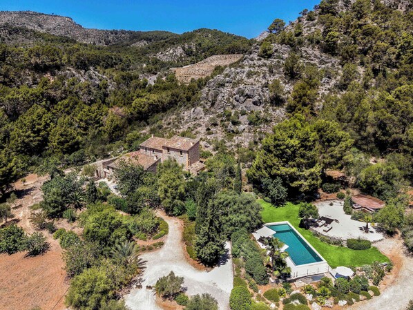 Property Aerial view (in the summer season - July)