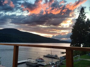 Sunset from the deck, ahhh.