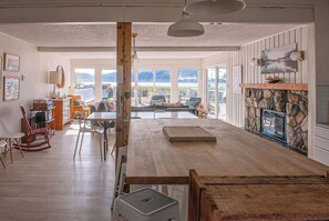View from Kitchen looking out towards ocean.