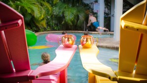 The kiddos will enjoy hours of fun playing in the pool with the floats & toys!