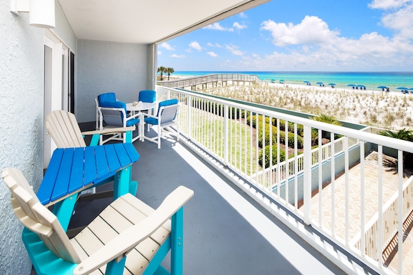 Balcony - 
Islander Beach Condo Rentals, Okaloosa Island