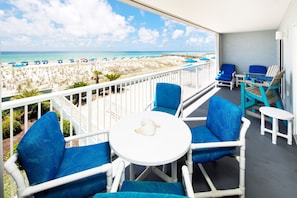 Balcony - 
Islander Beach Condo Rentals, Okaloosa Island